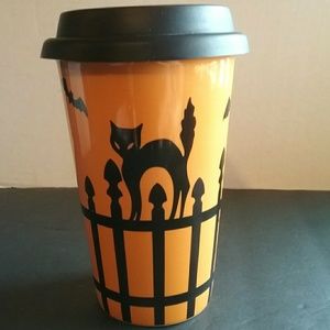 Longaberger travel mug Halloween